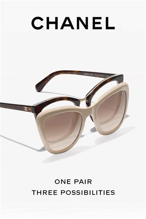 chanel sunglasses clip on|Chanel sunglasses with clear sides.